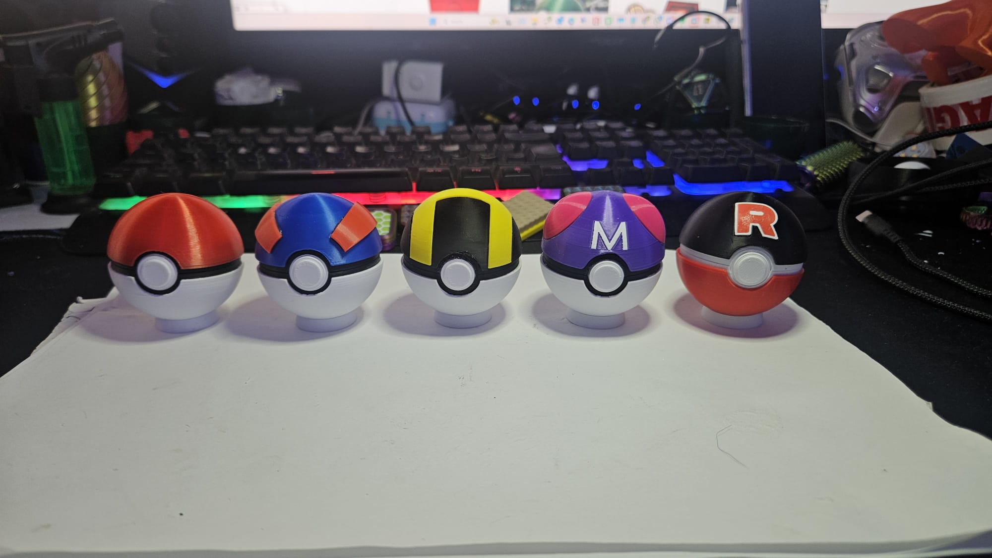 Mini Battle Ball Collection – 5cm Display Editions