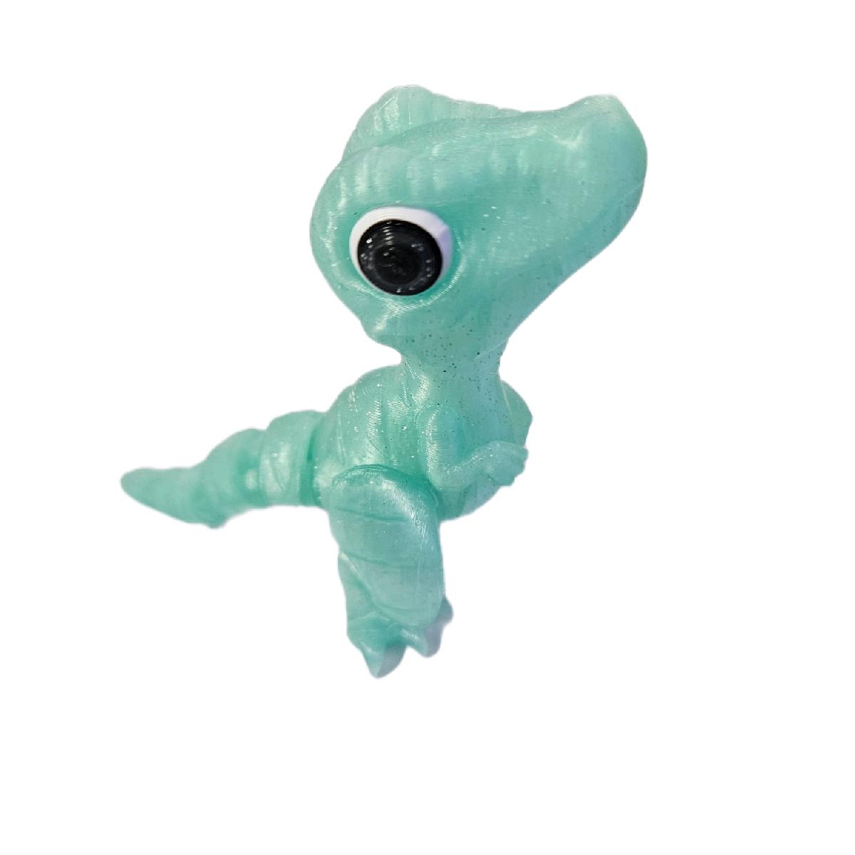 3D Printed Tiny Dino (Dinosaur) - Fidget Toy for ADHD, Autism and Anxiety Relief, obsessed fidgetstoys - Image 2