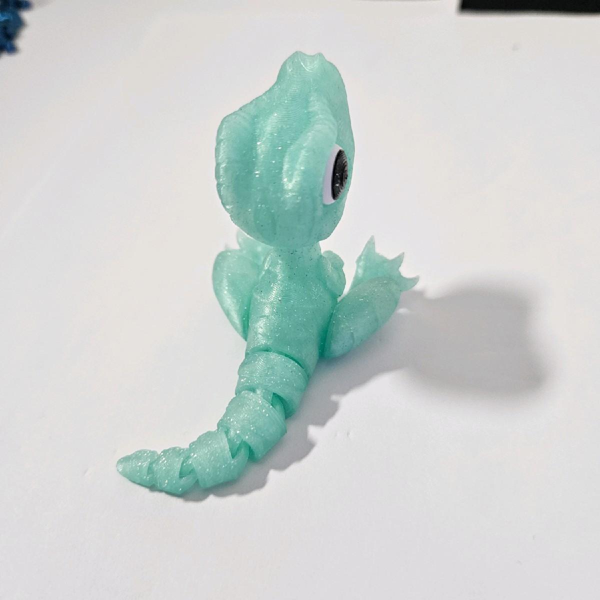 3D Printed Tiny Dino (Dinosaur) - Fidget Toy for ADHD, Autism and Anxiety Relief, obsessed fidgetstoys - Image 3