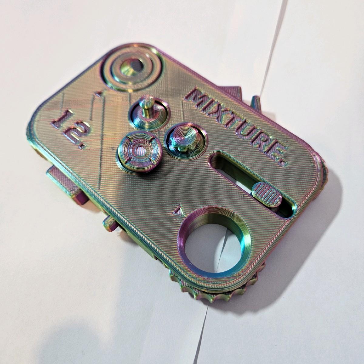 12-in-1 3D Printed Multicolour Fidget Controller, Sensory Toy for ADHD, Autism & Anxiety Relief - Image 2