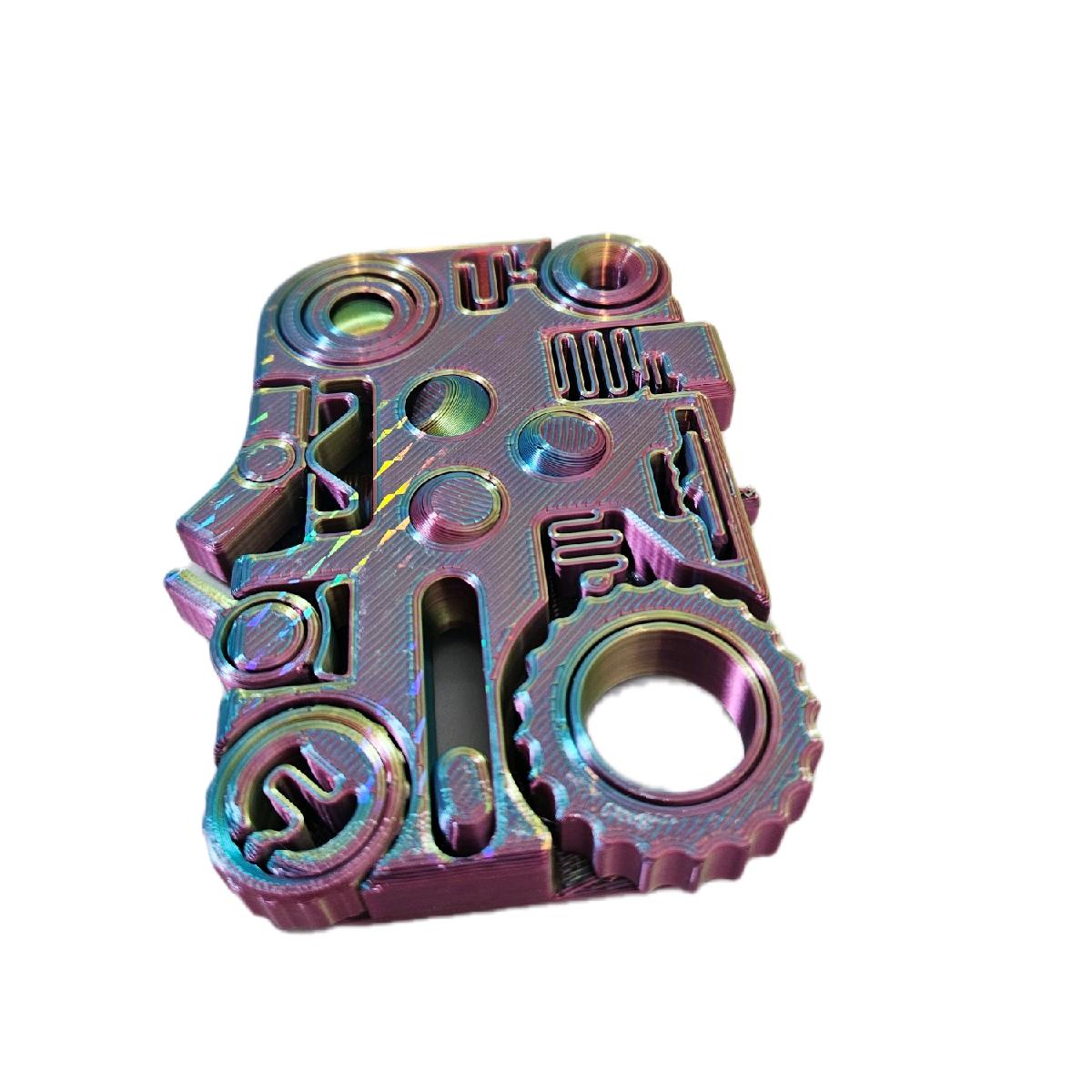 12-in-1 3D Printed Multicolour Fidget Controller, Sensory Toy for ADHD, Autism & Anxiety Relief - Image 3