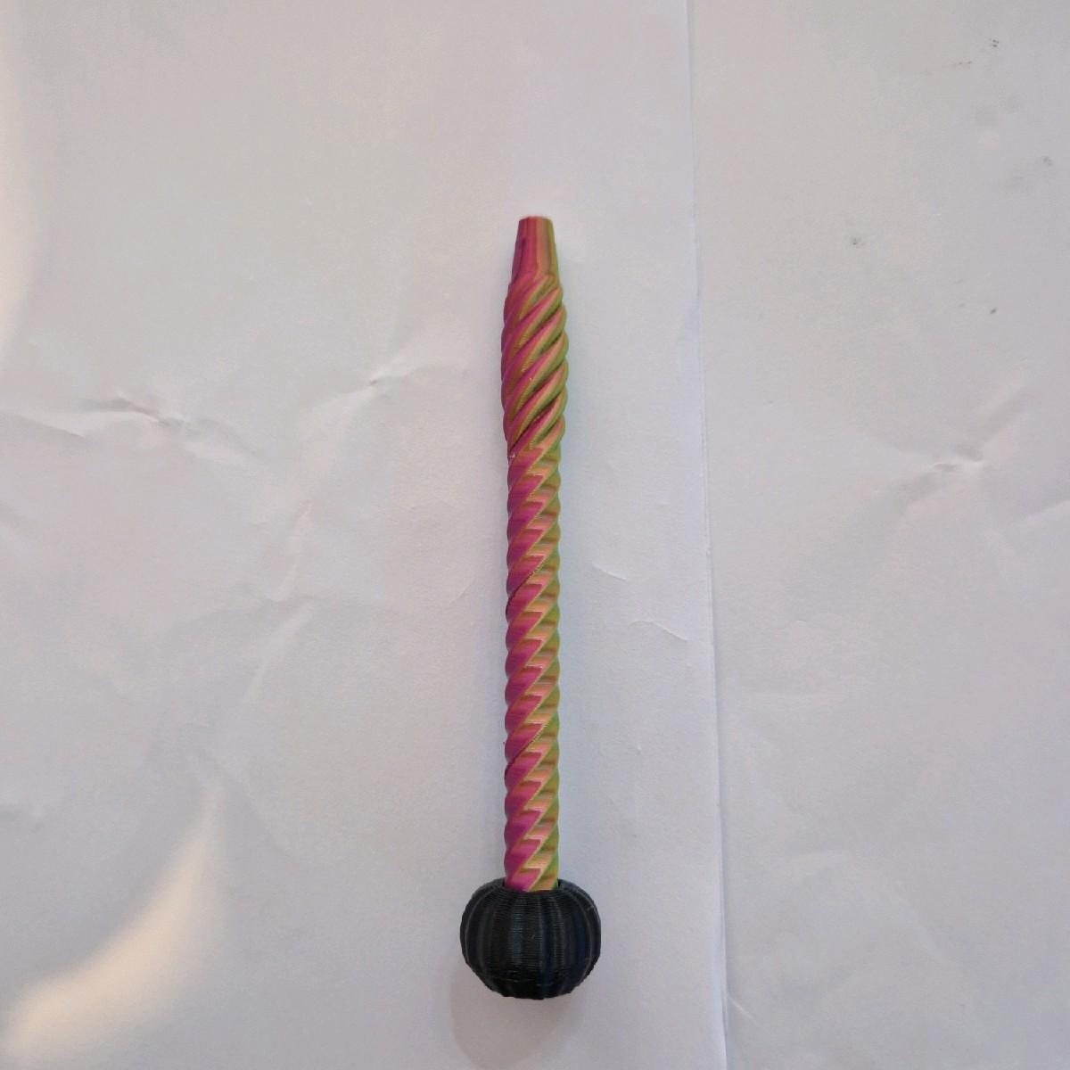 Halloween Style Pen – Multicolour & Black Design - Image 3