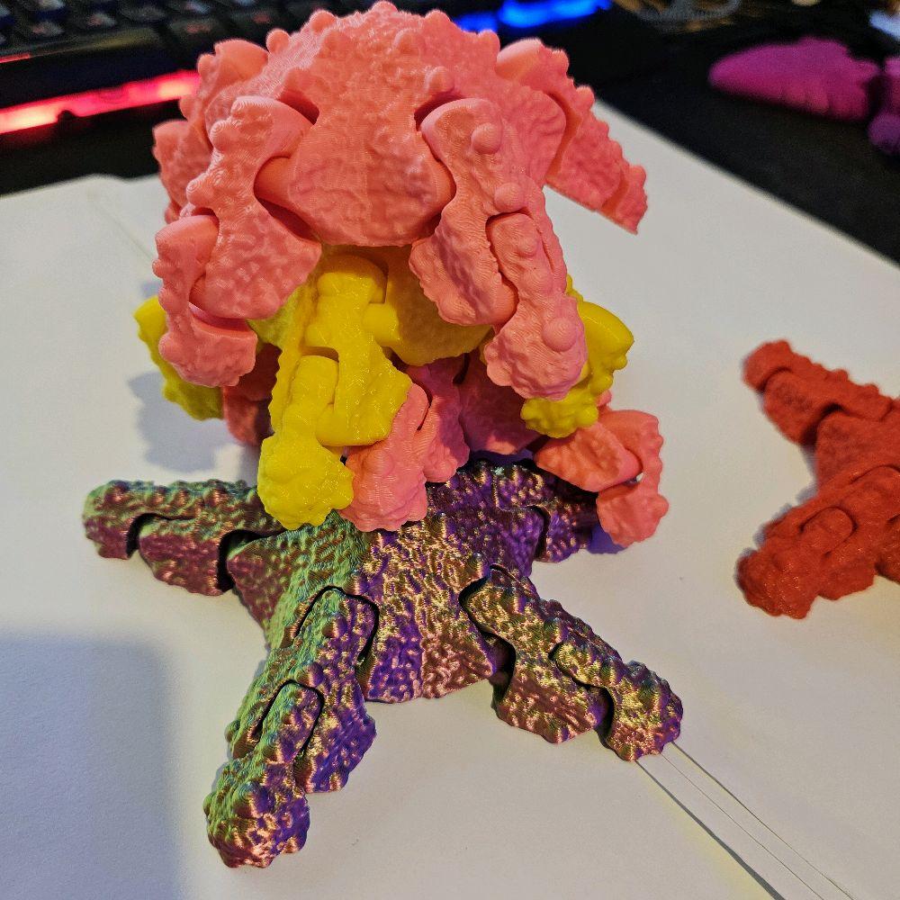 Articulated Starfish Fidget Toy for ADHD, Autism, and Anxiety Relief - Image 2