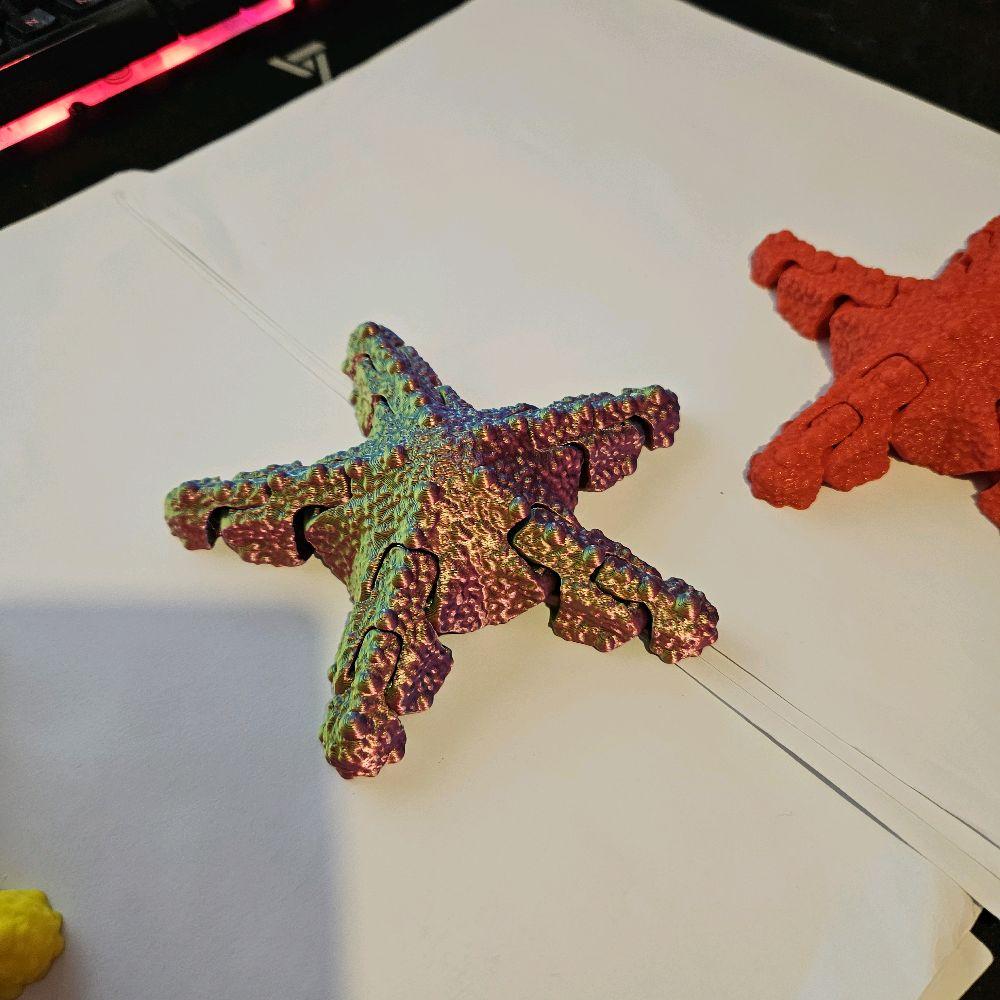 Articulated Starfish Fidget Toy for ADHD, Autism, and Anxiety Relief - Image 4