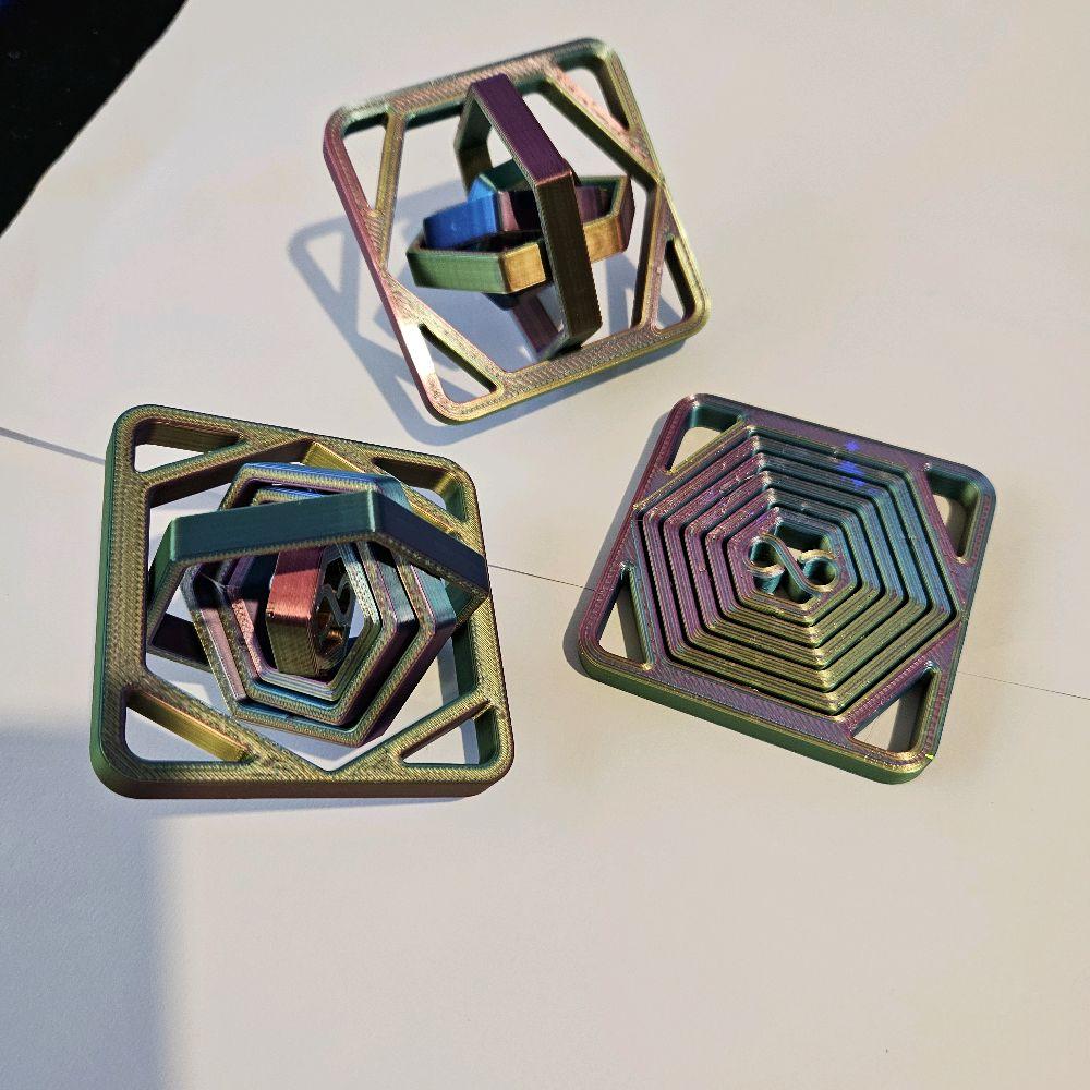 HexaSpin Gyro Fidget Toy for Stress Relief and Anxiety Relief - Image 2