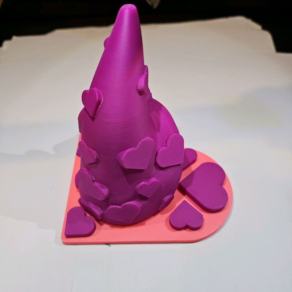 Valentine’s Gonk – 3D Printed Ornament & Adorable! Decor Smooth - Image 5