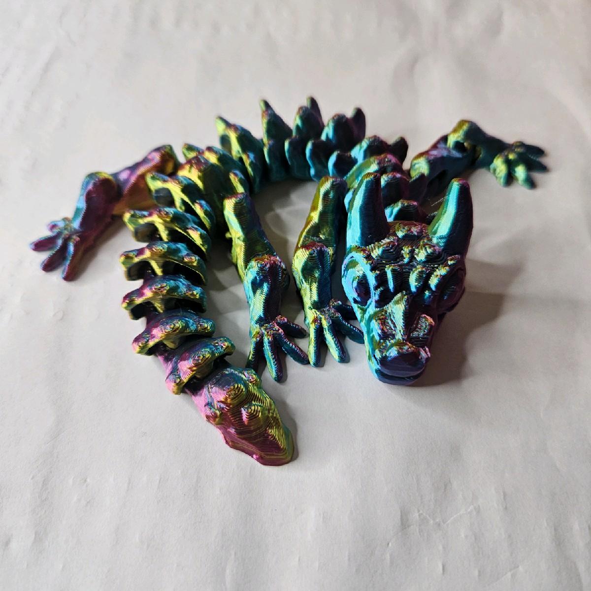 3D Articulated Baby Bull Dragon - Classic Toy Figure, ADHD/Autism, stress relief. fidgetstoys