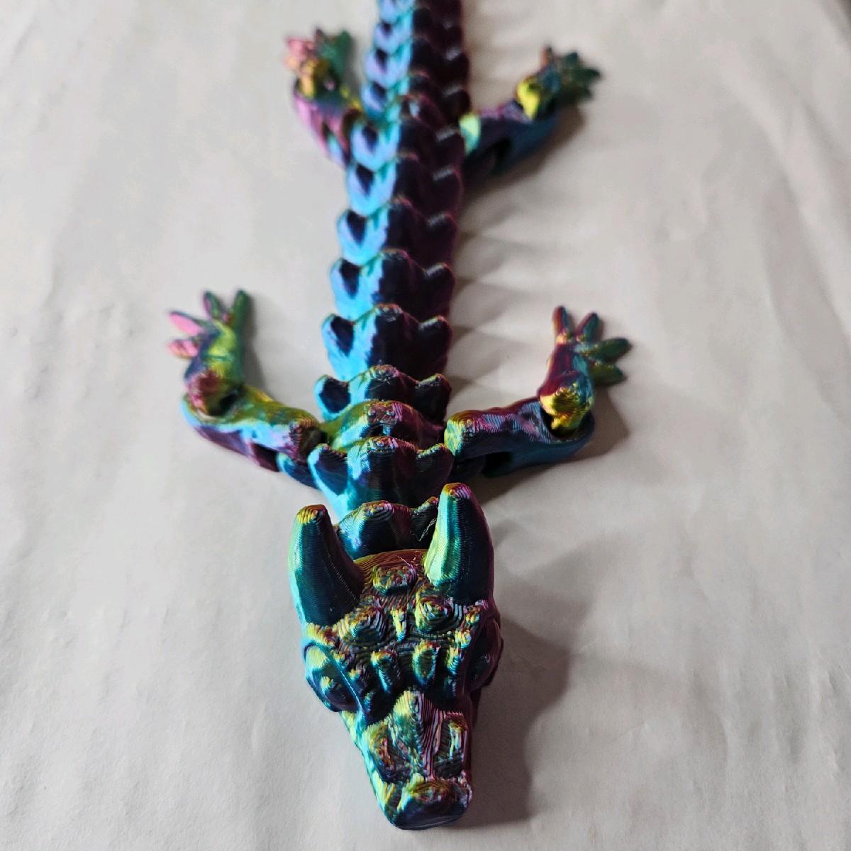 3D Articulated Baby Bull Dragon - Classic Toy Figure, ADHD/Autism, stress relief. fidgetstoys - Image 3