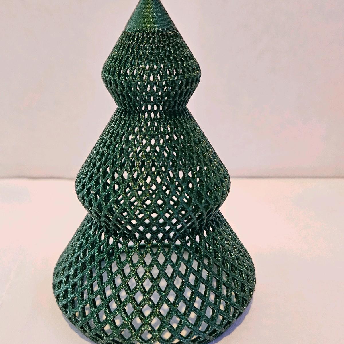 Mini Christmas Tree Ornaments with Battery operated Tea Light - Festive Party Decor / Decoration - 1 Item only Traditional - Image 2