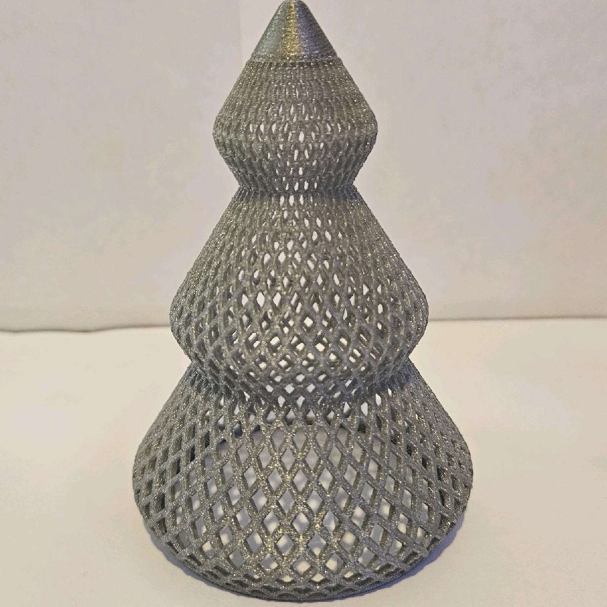 Mini Christmas Tree Ornaments with Battery operated Tea Light - Festive Party Decor / Decoration - 1 Item only Traditional - Image 3