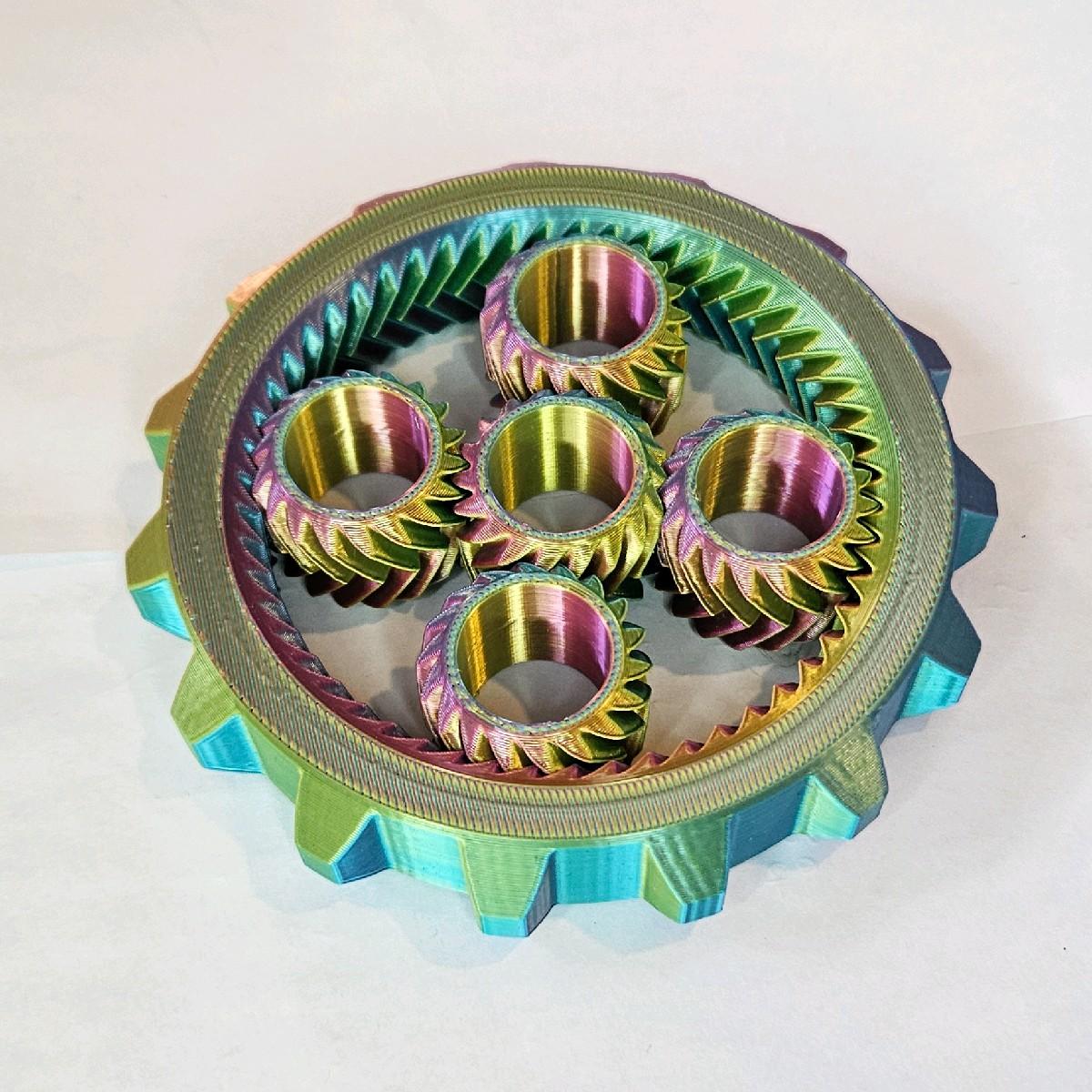 3D Printed Fidget Spinner, All Plastic, Fun for All Ages, ADHD & Autism Relief fidgetstoys - Image 4