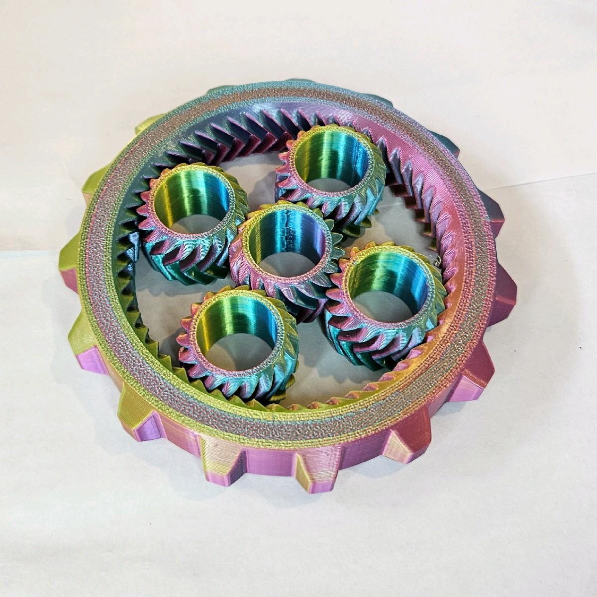 3D Printed Fidget Spinner, All Plastic, Fun for All Ages, ADHD & Autism Relief fidgetstoys - Image 5