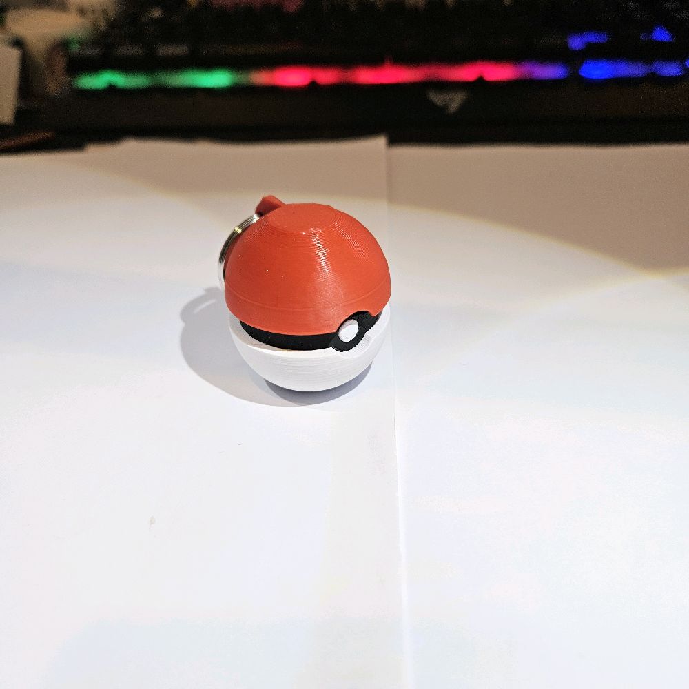 Pokeball Keyring Mechanical Keyboard Clicker for ADHD, Autism and Anxiety - Stress Relief Toy