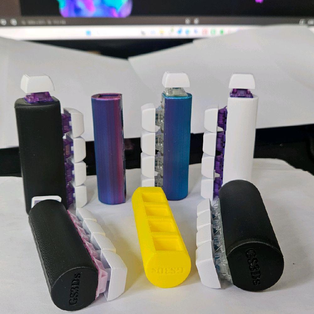 GS3Ds Small Palm Popper – Customisable 5-Key Mechanical Fidget Toy with AKKO Switches for Stress Relief & ADHD Support