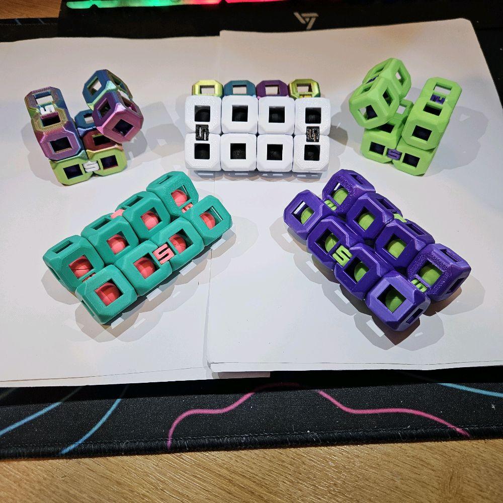 Infinity Cube with Balls for ADHD, Autism and Anxiety Relief - Fidget Toy - Image 2