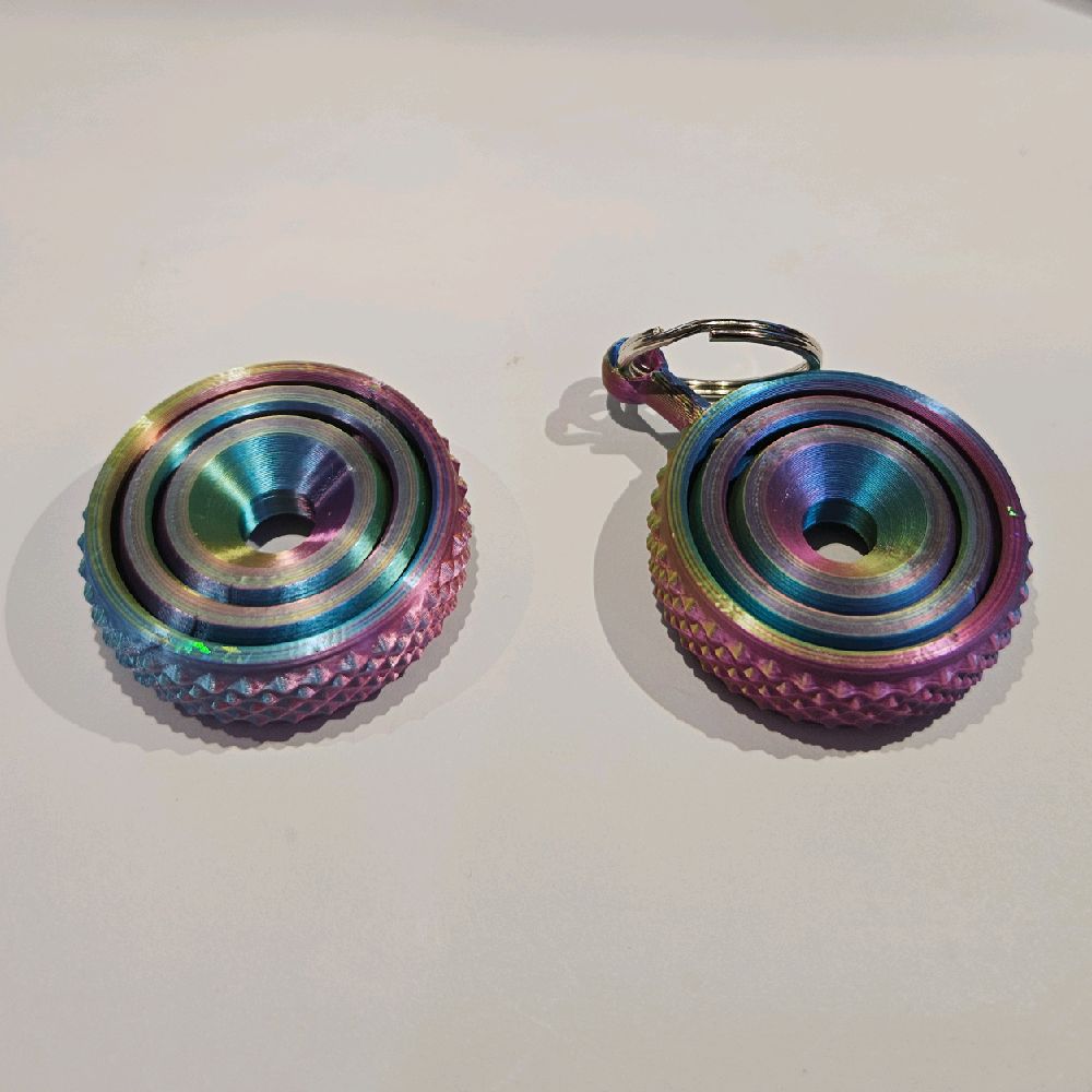 Gyro Fidget Spinner, 3D Printed, Multicolour, Ideal for Autism and ADHD fidgetstoys - Image 2