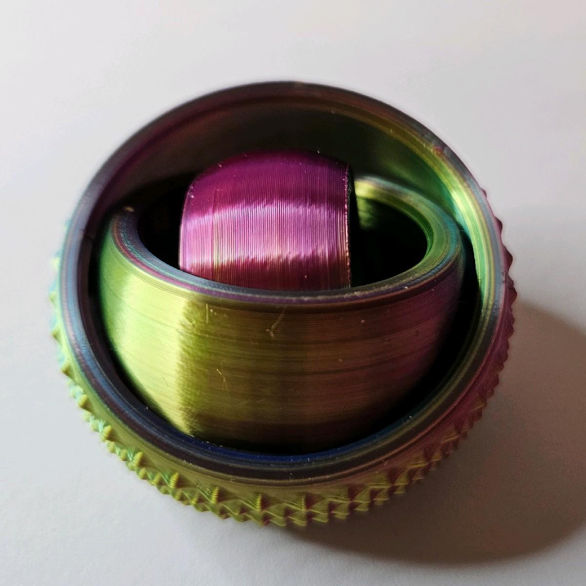 Gyro Fidget Spinner, 3D Printed, Multicolour, Ideal for Autism and ADHD fidgetstoys - Image 4