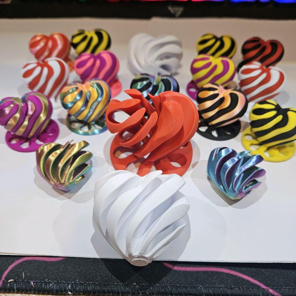 Impossible Vortex Love Heart (Large), Valentine’s Edition, Fidget Toy, Stress Relief for ADHD, Autism and Anxiety relief. - Image 3