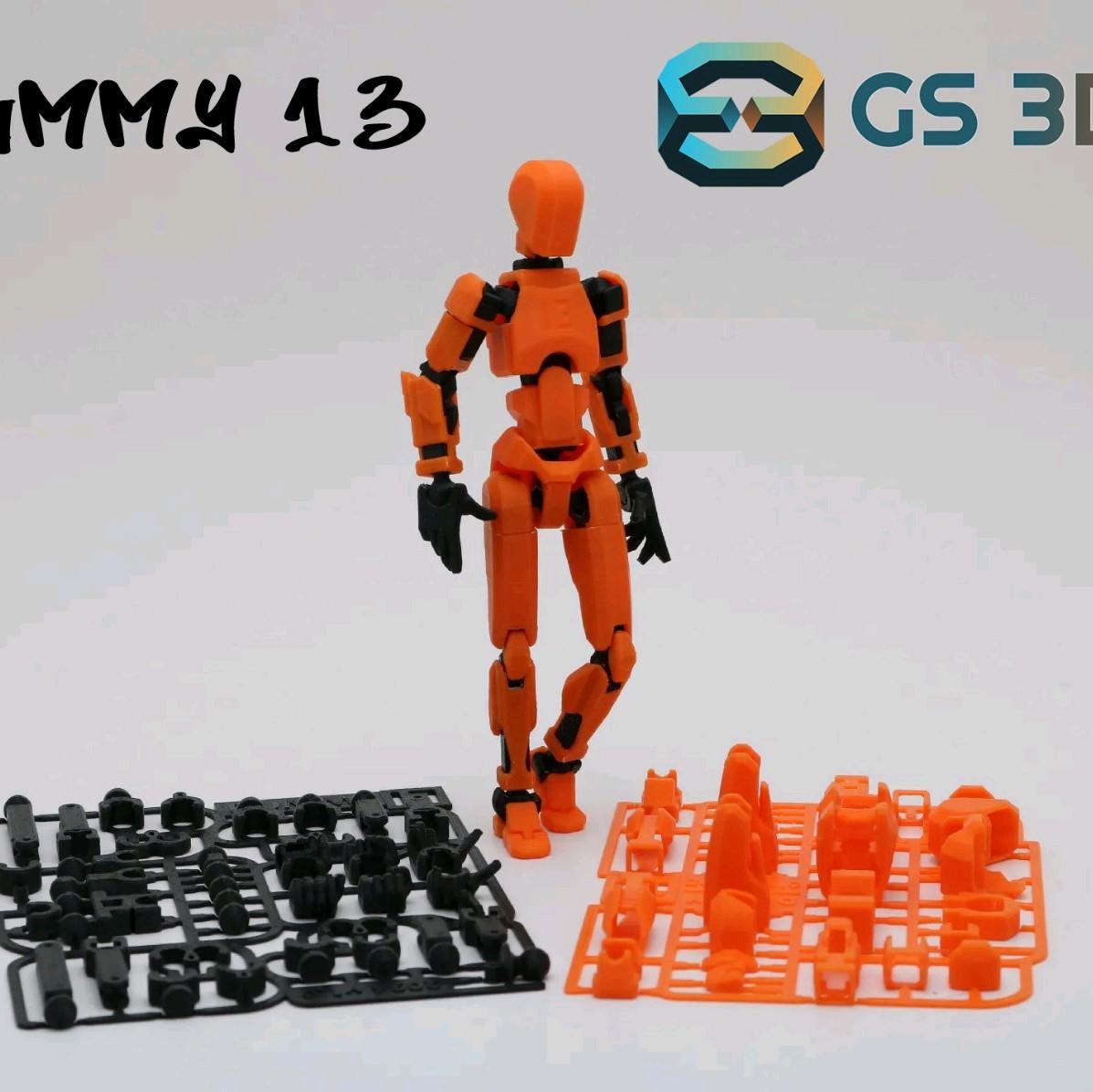 Dummy 13 - Fully Jointed Articulated Toy Figurine Robot - Image 2