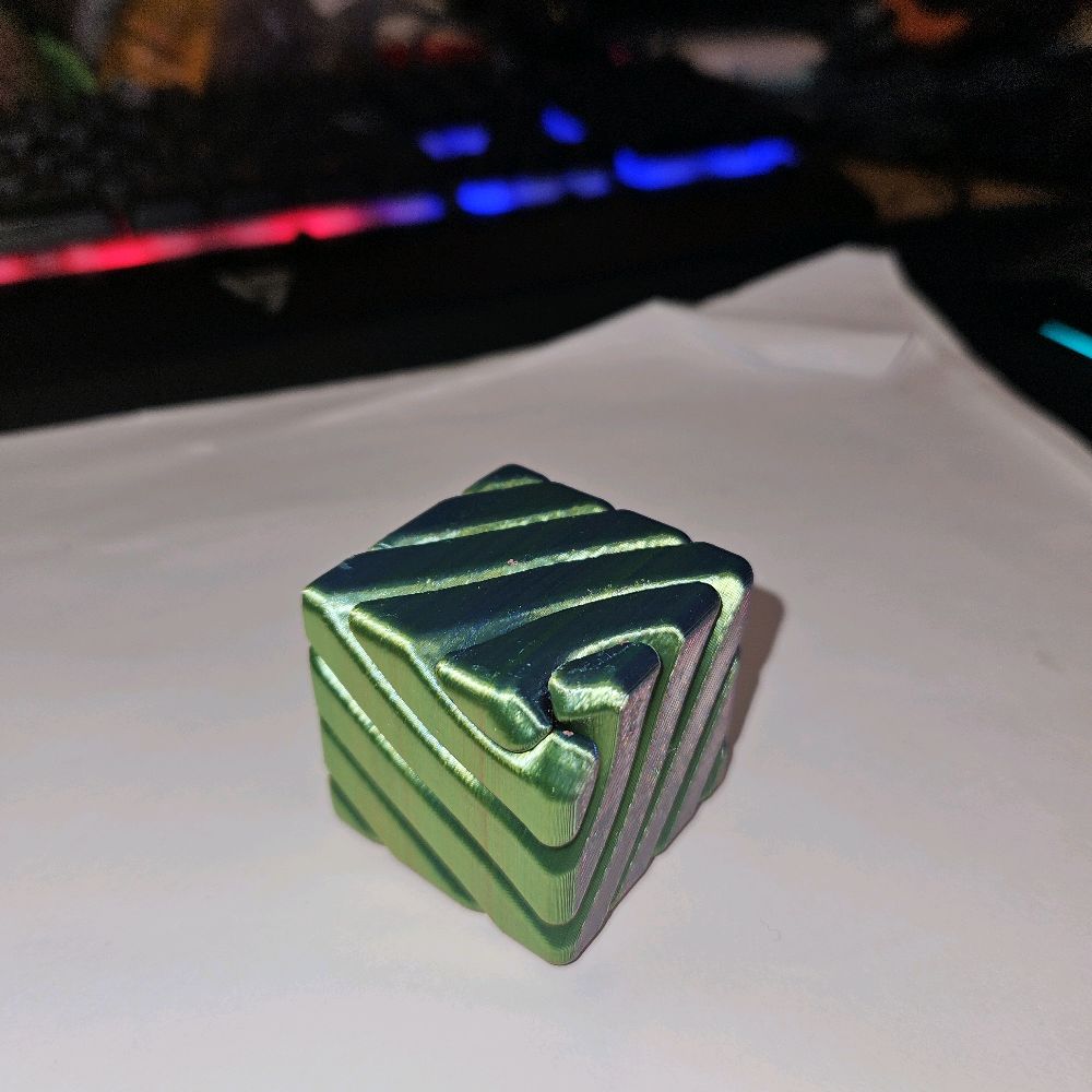 Passthrough Cube Puzzle - 3D Printed Fidget Toy by GS3Ds - Image 4