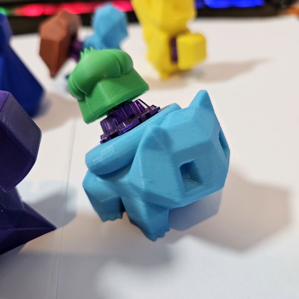 Pokemon Low Poly Mechanical Keyboard Switch Fidget Toy. Stress Relief, ASMR, ADHD, AUTISM, ASD, TCG, Button Clicker - Image 3