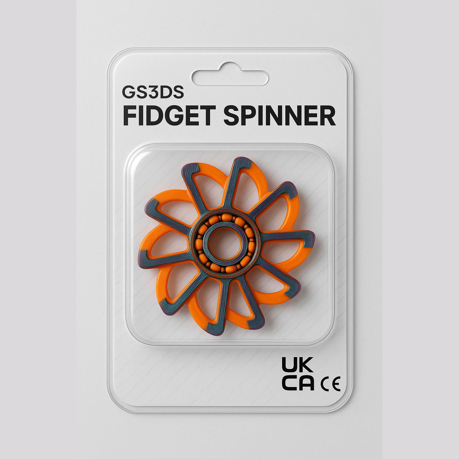 GS3Ds Spectrum Spinner Fidget Spinner UK CA CE Certified - Fidget Toy - Image 2