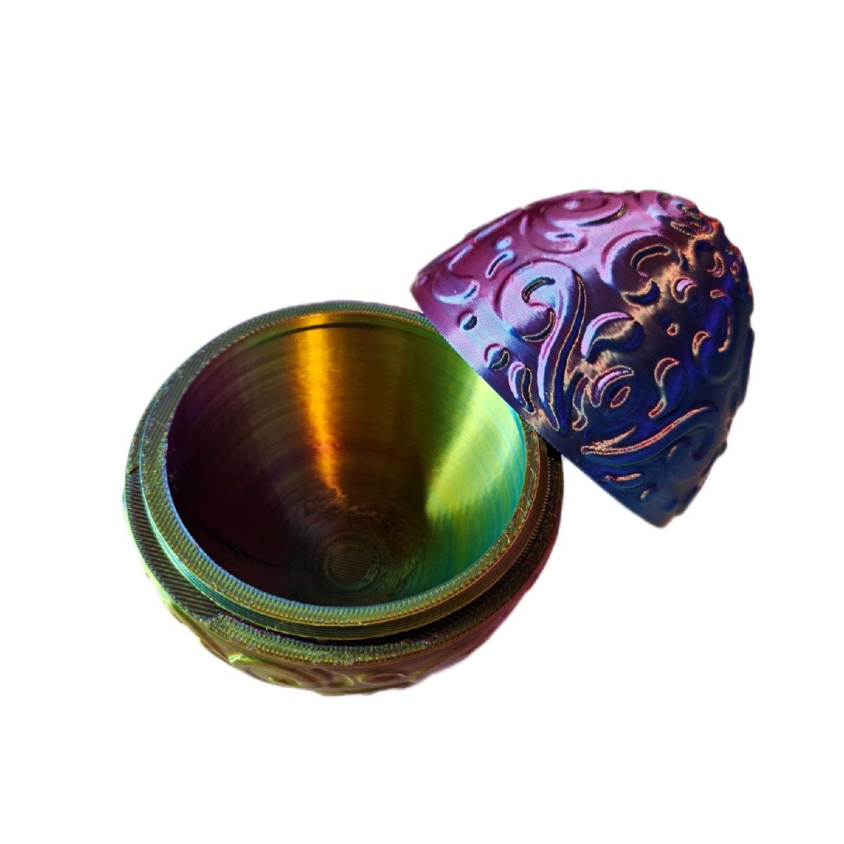 3D Printed Multicolour Egg - Comes with or without Fidget Toys