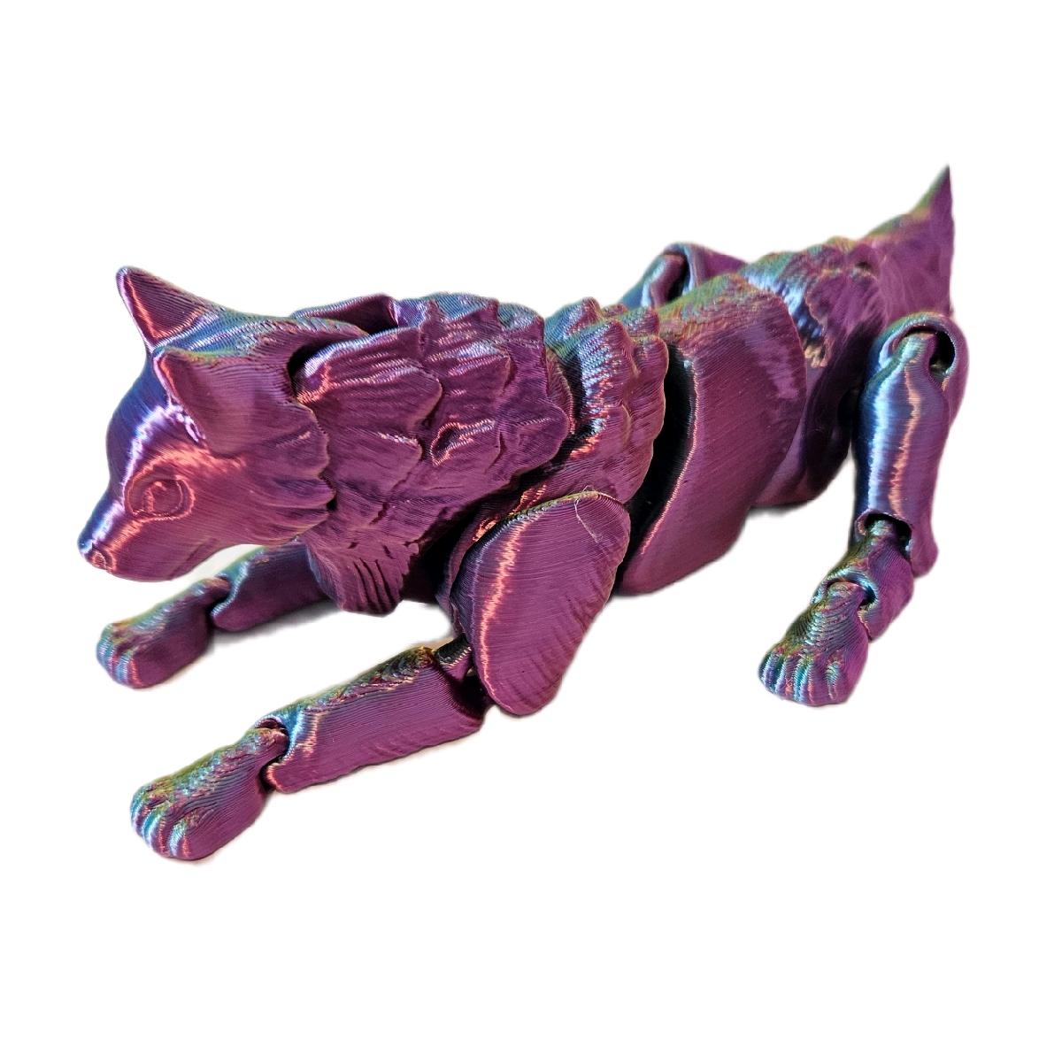 Multicolour Fidget Wolf - Flexible Stress Relief Toy for Children and Adults fidgetstoys - Image 5